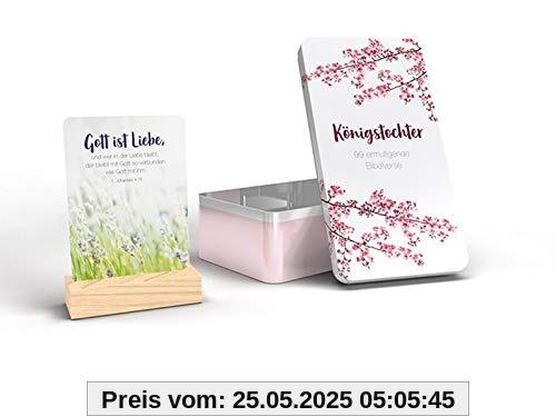 Königstochter - Blechdose: 99 ermutigenden Bibelverse.