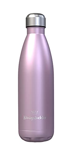 Königstochter - Isolierflasche (altrosé-metallic)