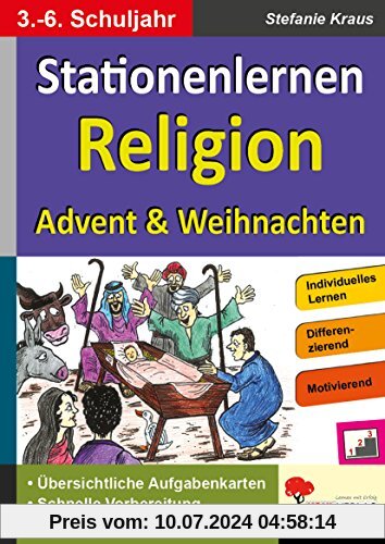 Kohls Stationenlernen Religion: Advent & Weihnachten