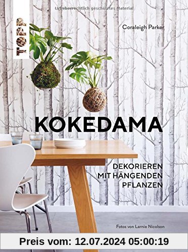 Kokedama: Dekorieren mit hängenden Pflanzen