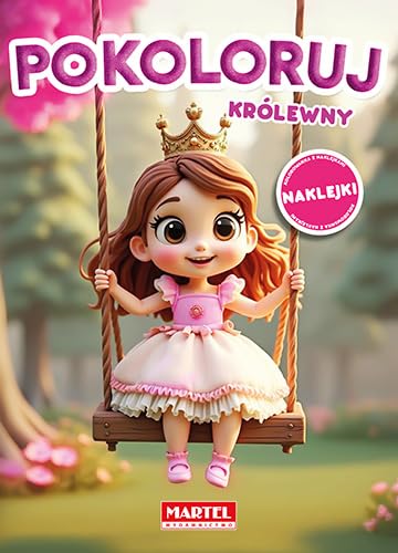 Kolorowanka Pokoloruj królewny z naklejkami Kolorowanka Pokoloruj królewny z naklejkami von Martel
