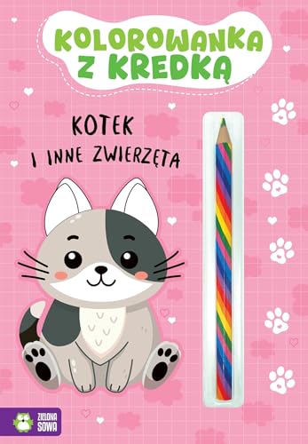 Kolorowanka z kredką Kotek i inne zwierzęta von Zielona Sowa