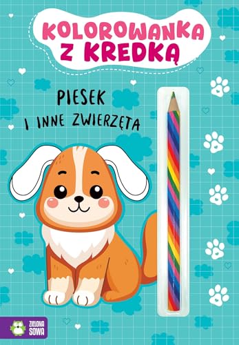 Kolorowanka z kredką Piesek i inne zwierzęta von Zielona Sowa