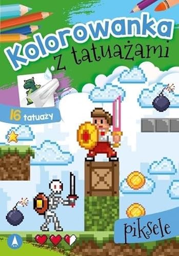Kolorowanka z tatuażami Piksele von Skrzat
