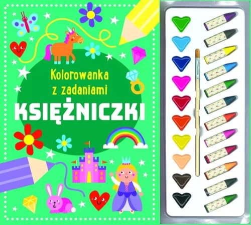Kolorowanka z zadaniami Księżniczki von Olesiejuk