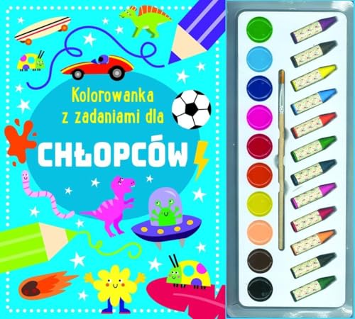 Kolorowanka z zadaniami dla chłopców von Olesiejuk