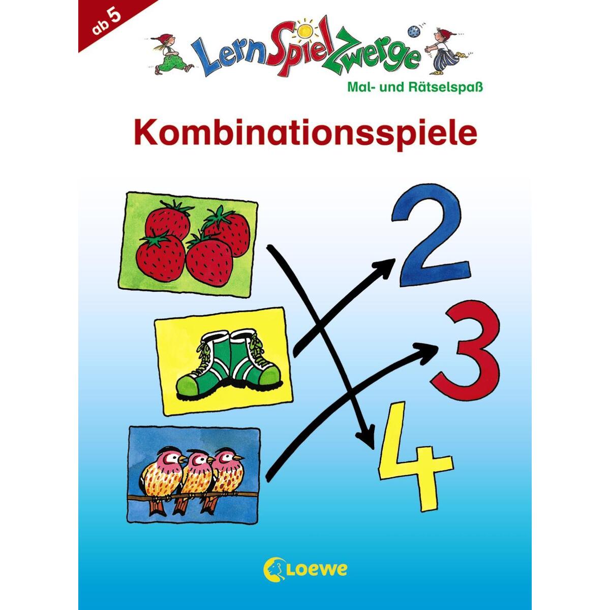 Kombinationsspiele. Mal- und Rätselblock Kombinationsspiele. Mal- und Rätselblock von Loewe Verlag GmbH
