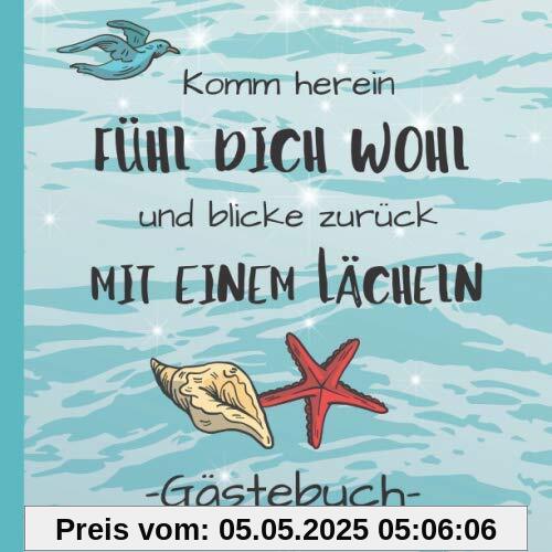 Komm herein fühl dich wohl und blicke zurück mit einem Lächeln: Gästebuch quadratisch für Feriengäste im Ferienhaus / Ferienwohnung / Pension oder im ... Geschenk zur Eröffnung für Ferienhausbesitzer Komm herein fühl dich wohl und blicke zurück mit einem Lächeln: Gästebuch quadratisch für Feriengäste im Ferienhaus / Ferienwohnung / Pension oder im ... Geschenk zur Eröffnung für Ferienhausbesitzer