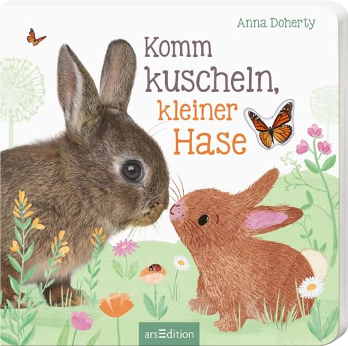 Komm kuscheln, kleiner Hase: Erster Entdeckerspaß mit Klappen für Kinder ab 18 Monaten