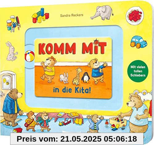 Komm mit: In die Kita: Pappebuch mit tollen Schiebe-Elementen