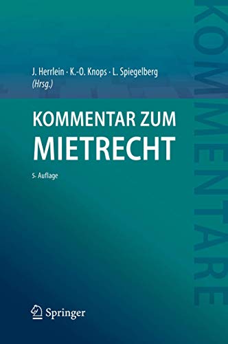 Kommentar zum Mietrecht von Springer