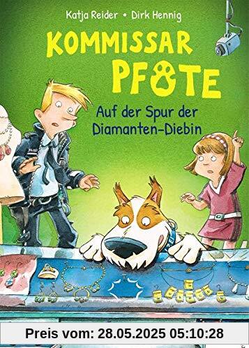 Kommissar Pfote 2 - Auf der Spur der Diamanten-Diebin: Polizei-Buch für Erstleser ab 6 Jahre Kommissar Pfote 2 - Auf der Spur der Diamanten-Diebin: Polizei-Buch für Erstleser ab 6 Jahre