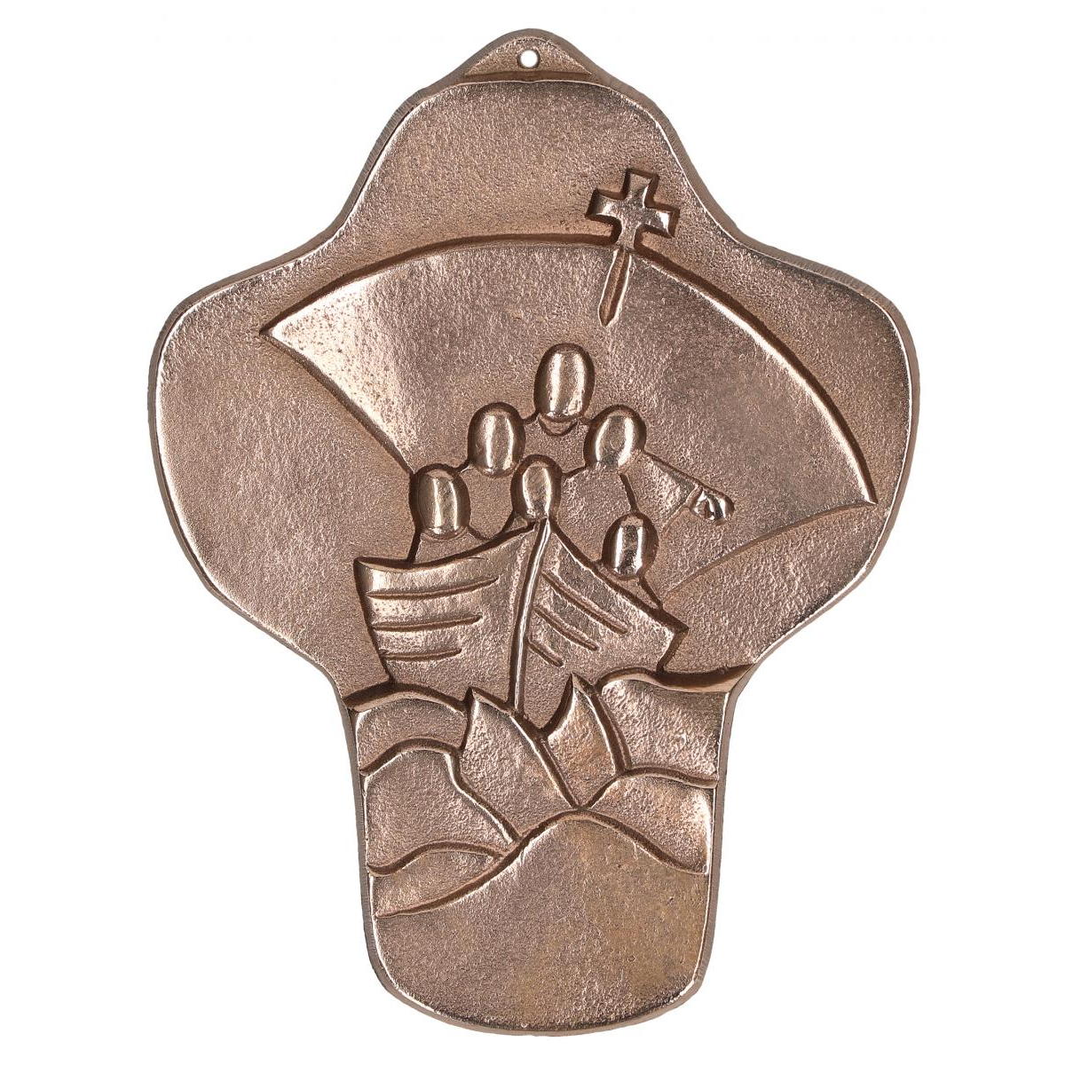 Kommunionkreuz aus Bronze - Boot (1 Stück) von Butzon und Bercker