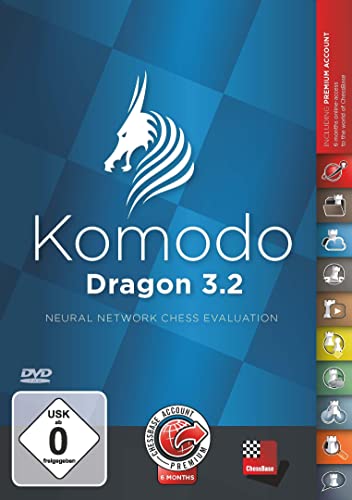 Komodo Dragon 3.2: PC Schachprogramm - NEURAL NETWORK CHESS EVALUATION von Chess-Base