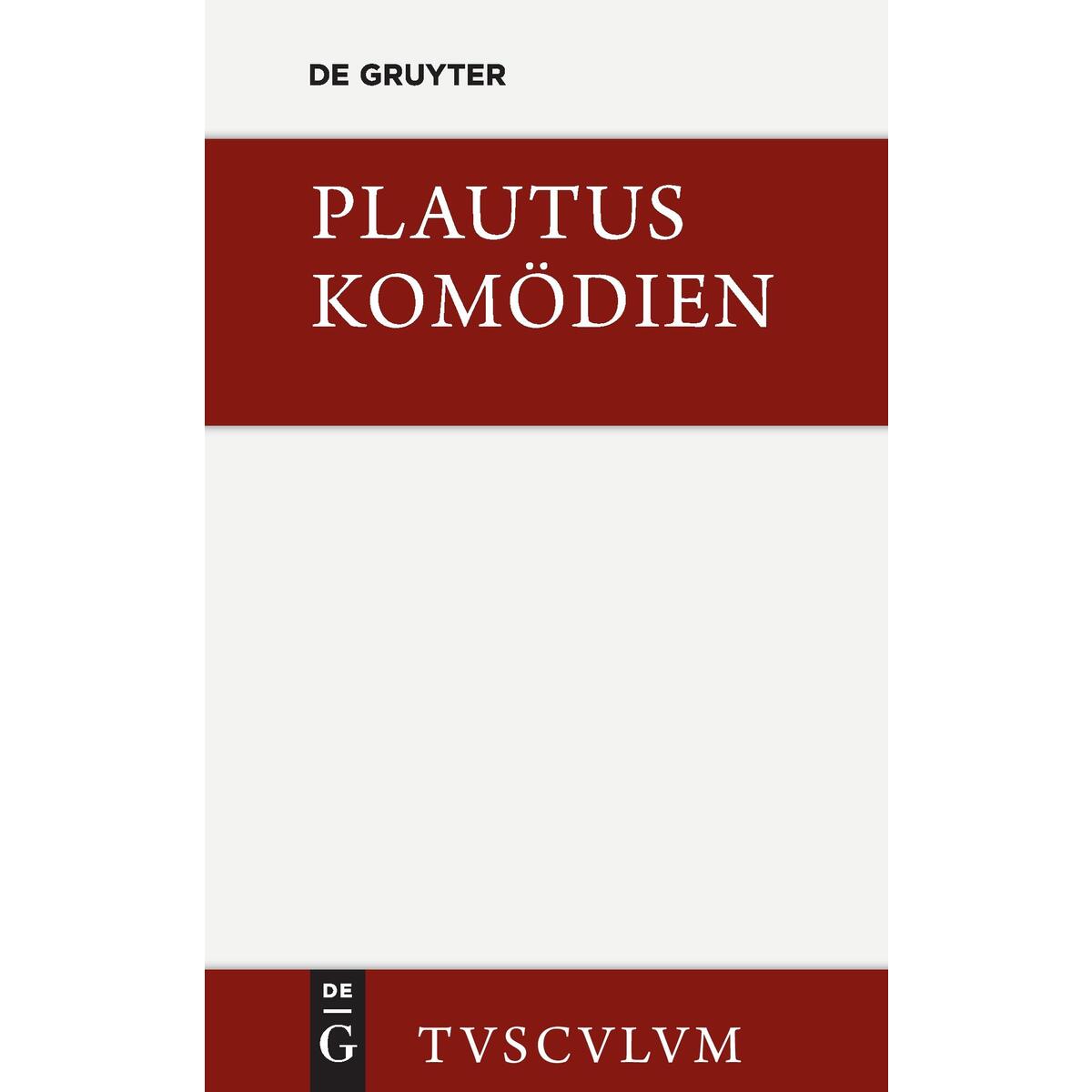 Komödien von De Gruyter