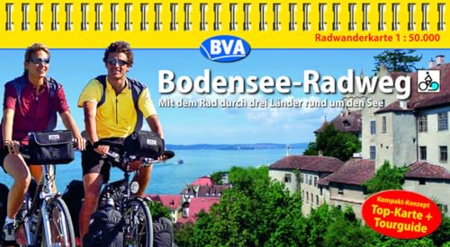 Kompakt-Spiralo BVA Bodensee-Radweg Mit dem Rad durch drei Länder rund um den See Radwanderkarte 1:50.000 Kompakt-Spiralo BVA Bodensee-Radweg Mit dem Rad durch drei Länder rund um den See Radwanderkarte 1:50.000 von BVA BikeMedia GmbH