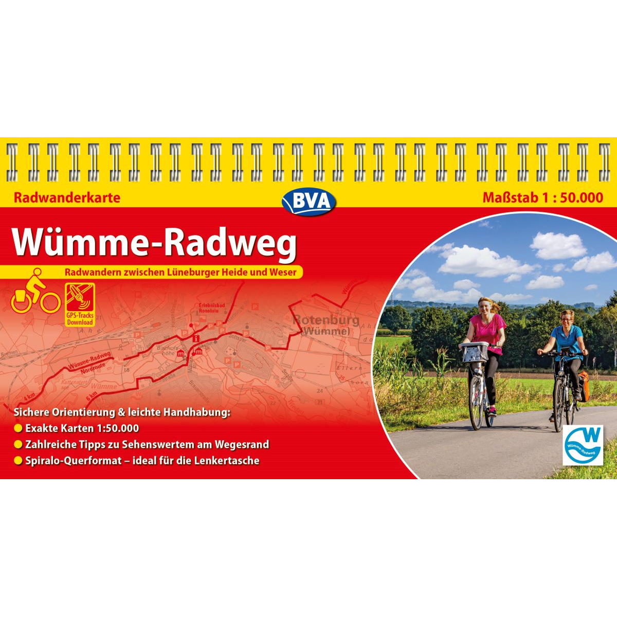 Kompakt-Spiralo BVA Wümme-Radweg, 1:50.000, mit GPS-Track Download Kompakt-Spiralo BVA Wümme-Radweg, 1:50.000, mit GPS-Track Download von BVA Bielefelder Verlag
