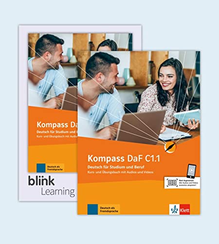 Kompass DaF C1.1 - Media Bundle BlinkLearning: Deutsch für Studium und Beruf. Kurs- und Übungsbuch mit Audios/Videos inklusive Lizenzcode ... (Kompass DaF: Deutsch für Studium und Beruf) von KLETT ALEMAN