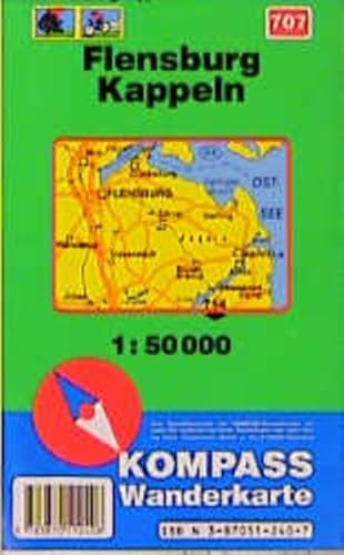 Kompass Karten, Flensburg, Kappeln: Mit Kurzführer und Radwegen. 1:50000 (KOMPASS Wanderkarte)