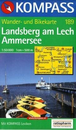 Kompass Karten, Landsberg, Lech, Ammersee: Mit Kurzführer und Radwegen. 1:50000 (KOMPASS Wanderkarte)
