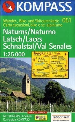 Kompass Karten, Naturns, Latsch