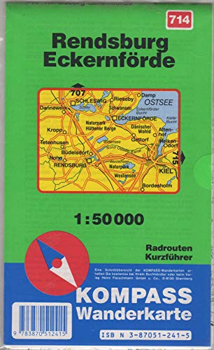 Kompass Karten, Rendsburg, Eckernförde: Mit Kurzführer und Radwegen. 1:50000 (KOMPASS Wanderkarte)