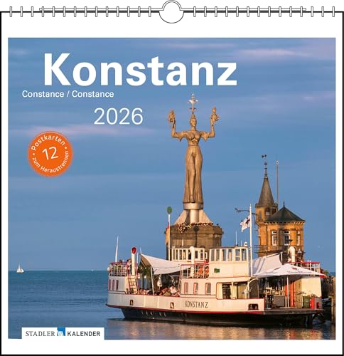 Konstanz 2026: Postkarten-Tischkalender Konstanz 2026: Postkarten-Tischkalender von Stadler Kalender