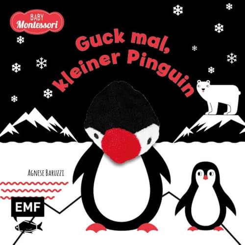 Kontrastbuch für Babys: Guck mal, kleiner Pinguin: Fingerpuppenbuch zur spielerischen Förderung des Seh- und Wahrnehmungsvermögens von Babys und Kleinkindern nach Montessori Kontrastbuch für Babys: Guck mal, kleiner Pinguin: Fingerpuppenbuch zur spielerischen Förderung des Seh- und Wahrnehmungsvermögens von Babys und Kleinkindern nach Montessori