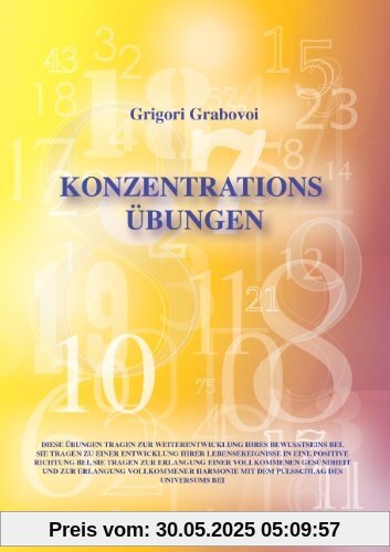 Konzentrationsübungen für 31 Tage Konzentrationsübungen für 31 Tage