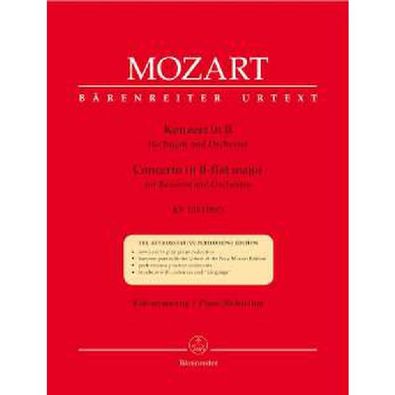 Konzert 1 B-Dur KV 191 (186e)