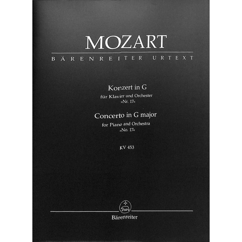 Konzert 17 G-Dur KV 453 Konzert 17 G-Dur KV 453