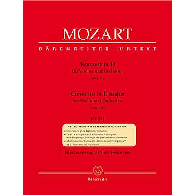 Konzert 2 D-Dur KV 211 Konzert 2 D-Dur KV 211