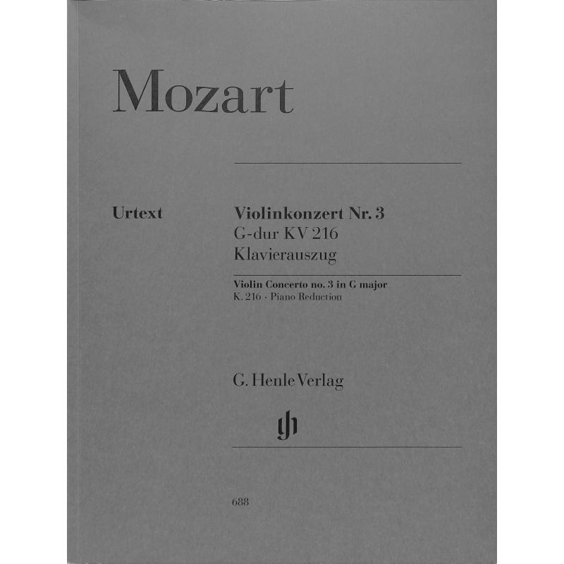 Konzert 3 G-Dur KV 216 Konzert 3 G-Dur KV 216