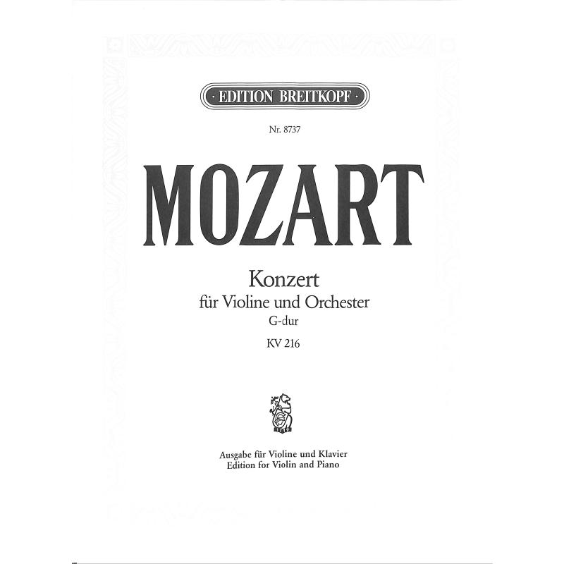 Konzert 3 G-Dur KV 216 Konzert 3 G-Dur KV 216