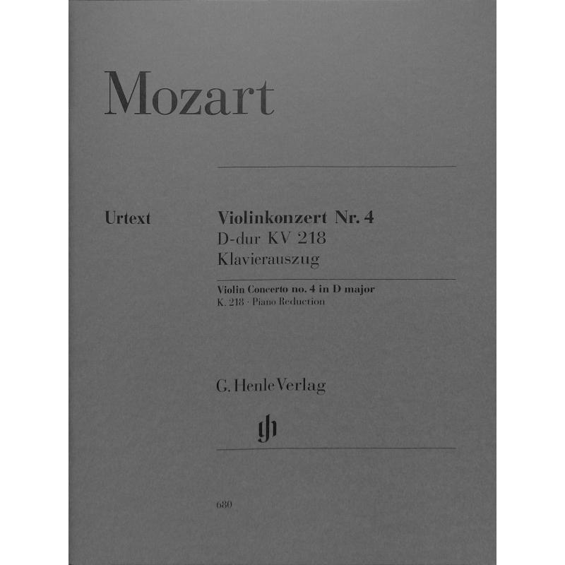 Konzert 4 D-Dur KV 218