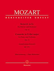 Konzert 9 Es-Dur KV 271 Jeunehomme - Klav Orch. Klavier, Klavier zu 4 Händen von Baerenreiter Verlag