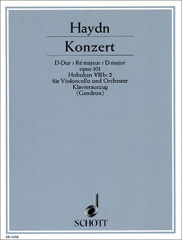 Konzert D-Dur, opus 101, Hoboken VIIb:2 für Violoncello und Orchester, Klavierauszug von Schott Music Distribution