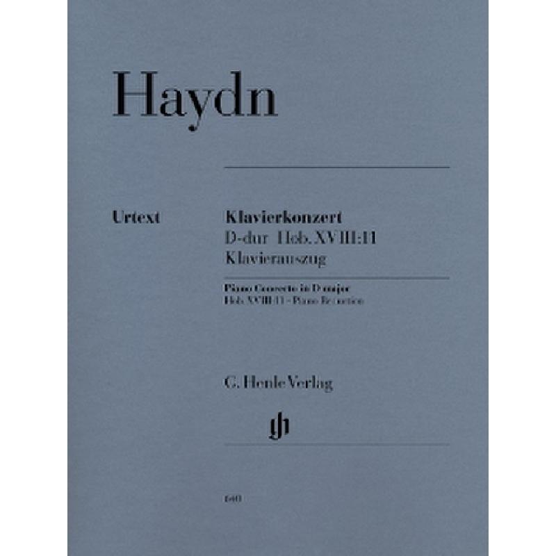 Konzert D-Dur Hob 18/11 op 21 Konzert D-Dur Hob 18/11 op 21