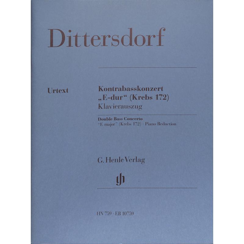 Konzert E-Dur Krebs 172 Konzert E-Dur Krebs 172