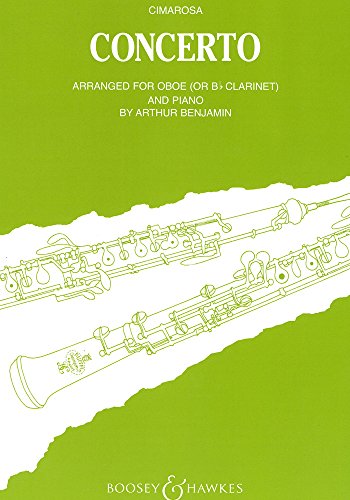 Konzert für Oboe und Streicher: arrangiert für Oboe (oder Klarinette in B) und Klavier. Oboe und Streicher. Klavierauszug mit Solostimme. von Boosey & Hawkes Publishers Ltd.