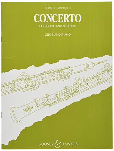 Konzert für Oboe und Streicher: nach Themen von Arcangelo Corelli. Oboe und Streichorchester. Klavierauszug mit Solostimme.