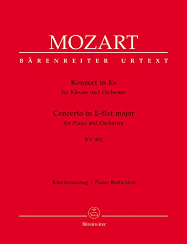 Konzert in Es für klavier und orchester. KV 482 = Concerto in E-flat major for piano and orchestra
