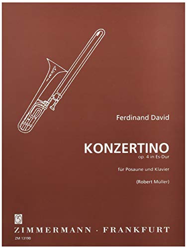 Konzertino Es-Dur: op. 4. Posaune und Klavier. von Zimmermann