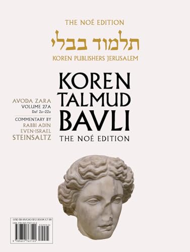 Koren Talmud Bavli V27a: Avoda Zara, Daf 2a Through Daf 22a, Noé Color Pb, H/E Koren Talmud Bavli V27a: Avoda Zara, Daf 2a Through Daf 22a, Noé Color Pb, H/E von Koren Publishers