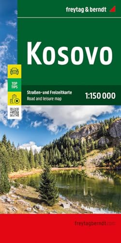 Kosovo, Straßen- und Freizeitkarte 1:150.000, freytag & berndt: Mit Top Tips, Innenstadtplan (freytag & berndt Auto + Freizeitkarten) von FREYTAG-BERNDT UND ARTARIA