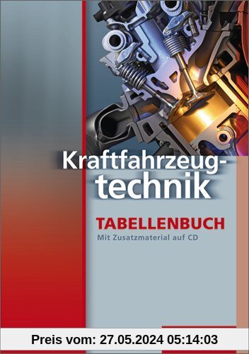 Kraftfahrzeugtechnik Tabellenbuch: 2. Auflage, 2013
