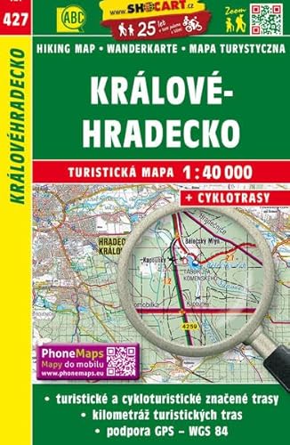 Královéhradecko / Königgräz (Wander - Radkarte 1:40.000) (SHOCart Wander - Radkarte 1:40.000 Tschechien, Band 427) von SHOCart