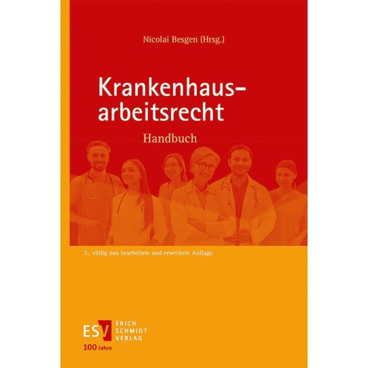 Krankenhausarbeitsrecht von Schmidt, Erich Verlag