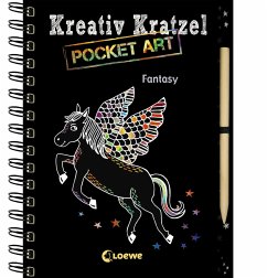 Kreativ-Kratzel Pocket Art: Fantasy von Loewe / Loewe Verlag