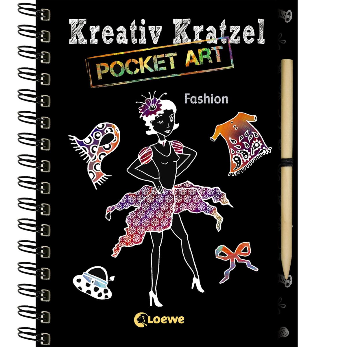 Kreativ-Kratzel Pocket Art: Fashion von Loewe Verlag GmbH